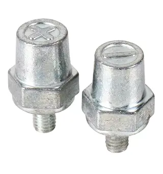 Batteripol M6 2 stk