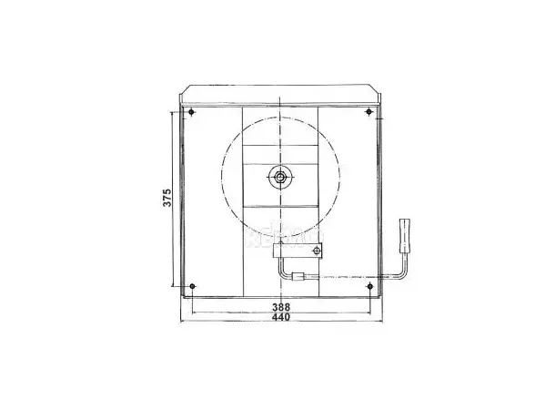 Adapter til vansete på originalsokkel Til VW T5/T6 fra 2003 