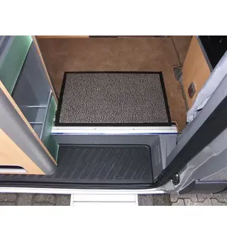 Arisol gulvmatte Nevada 60x40 cm grå