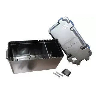 Batteriboks 39,5x23,5x17 cm Svart