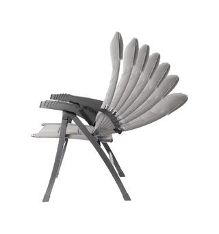 Campingstol Brunner Dream 3D Bowleg Lysgrå
