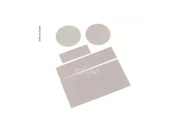 Teltreparasjonslapper grå selvklebende | Caravan.no