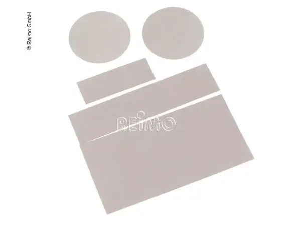 Teltreparasjonslapper grå selvklebende | Caravan.no