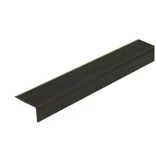 Aluminiumsterskel 25x15 mm svart 3 meter