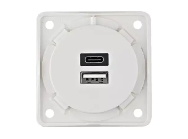 Berker 12V USB-uttak med USB A/C | Caravan.no