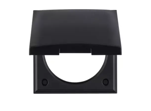 Berker Integro ramme med klapplokk – Svart | Caravan.no