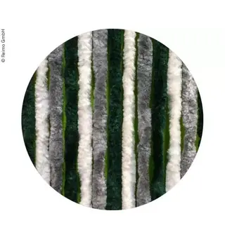Arisol dørforheng 56x205 cm grå/grønn/hvit