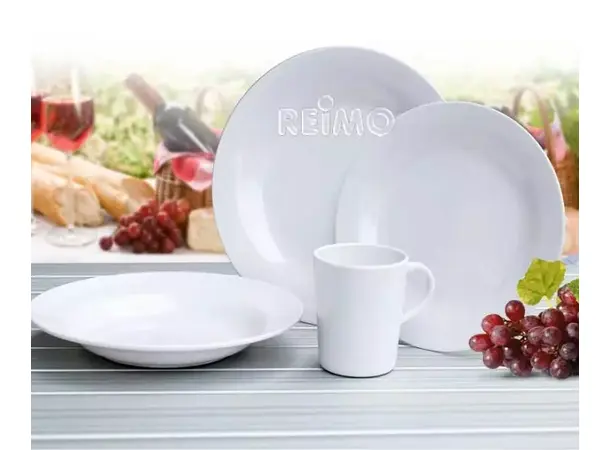 Camp4 melamin servisesett Monaco | Caravan.no