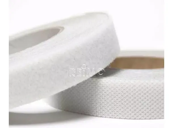 Borrelås selvklebende 2 cm x 5 m hvit | Caravan.no