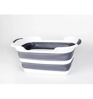 Camp4 sammenleggbar vaskebalje med avløp