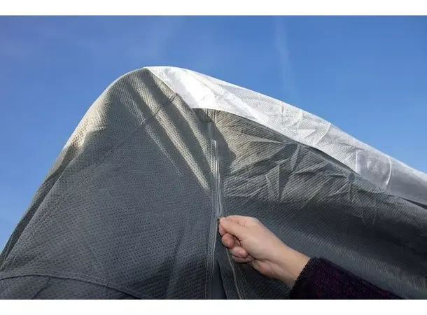 Campingvogn beskyttelsesdekke Premium Mål: B250 x L630-670 cm 