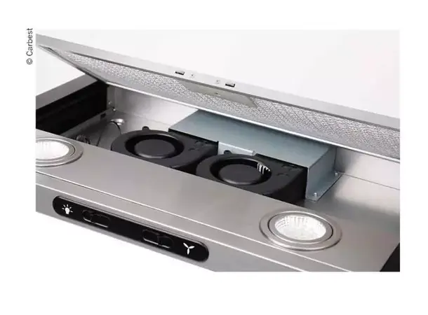 Carbest avtrekksvifte 12V – B40 x D27 x H5 cm | Caravan.no