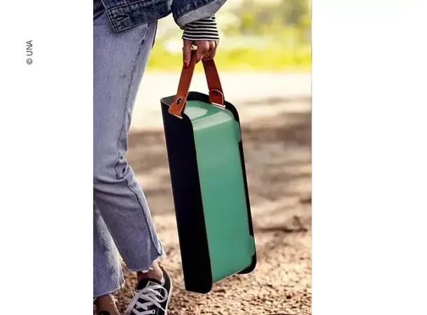 Bordgrill Una turkis for trekull – 43x16x9 cm | Caravan.no