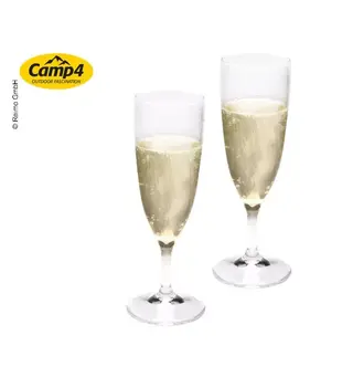 Camp4 Champagneglass Estella Sett med 2 stk