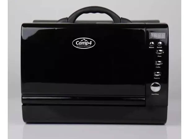 Camp4 mikrobølgovn 12V/230V svart | Caravan.no