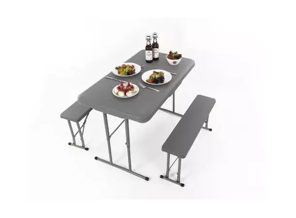 Camp4 piknikbord Garnitur Easy – 105x65x72 cm | Caravan.no