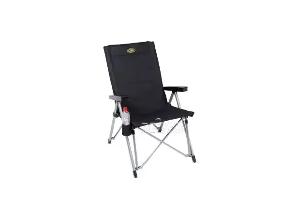 Camp4 sammenleggbar stol La Palma svart Belastning opptil 120 kg 