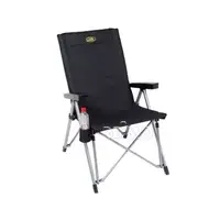 Camp4 sammenleggbar stol La Palma svart Belastning opptil 120 kg