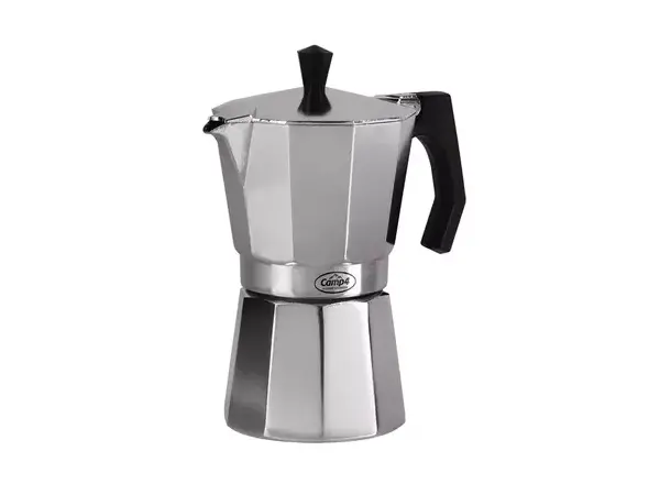 Camp4 espressokoker 300 ml stål – Til 6 kopper | Caravan.no