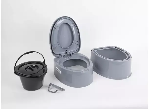 Camp4 portabelt toalett Med papirholder og soft close 