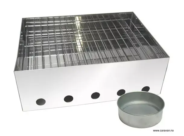 Camp4 røykovn Lars i rustfritt stål | Caravan.no