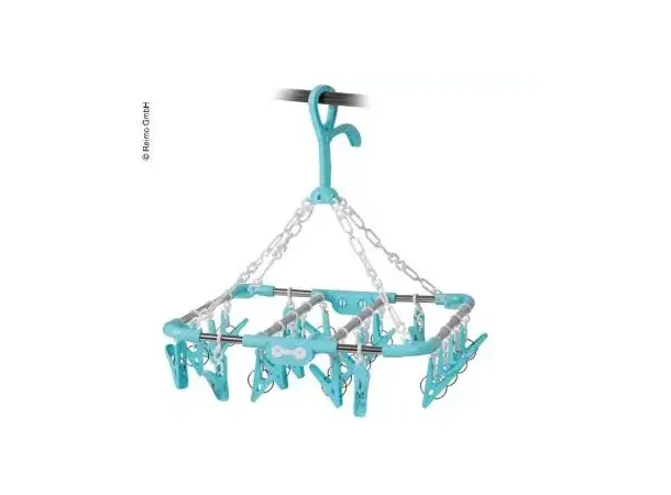 Camp4 tørkestativ Lars med 22 klyper | Caravan.no