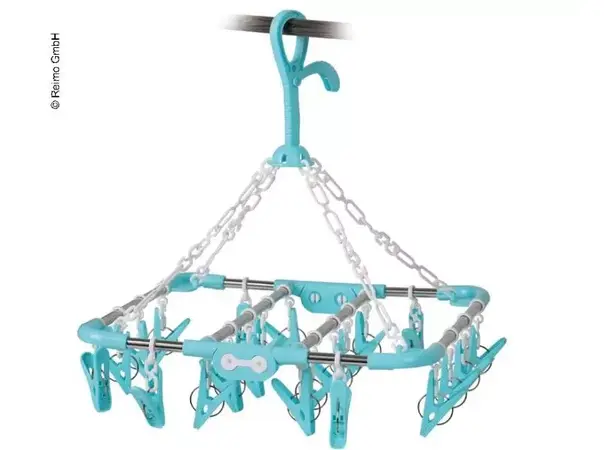 Camp4 tørkestativ Lars med 22 klyper | Caravan.no