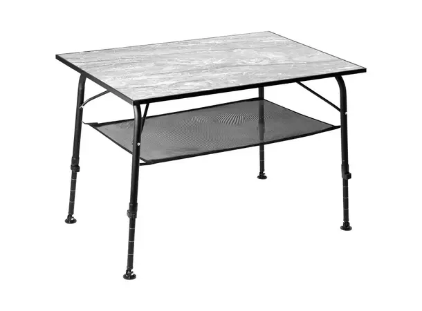 Campingbord 100x70 cm antrasitt Belastning opp til 30 kg 