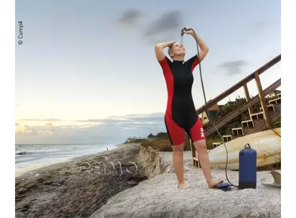 Campingdusj med 12 l vanntank | Caravan.no