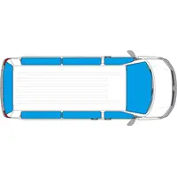 Carbest innvendig termomatte 8-delt Til Ford Tourneo Custom fra 2012-2018