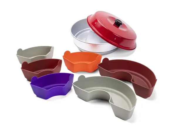 Omnia silikonform sett med 6-deler | Caravan.no