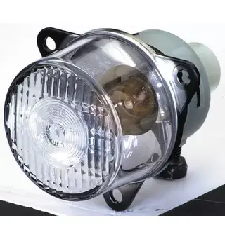 Blinklys røkt glass 21W