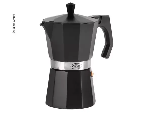 Camp4 espressokoker 300 ml svart Til 6 kopper 