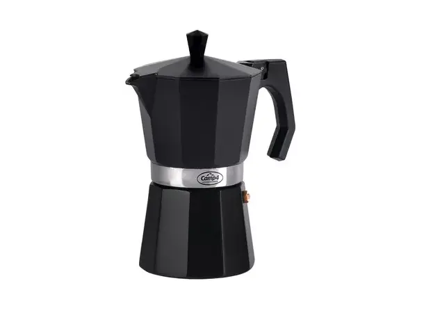 Camp4 espressokoker 300 ml svart – Til 6 kopper | Caravan.no