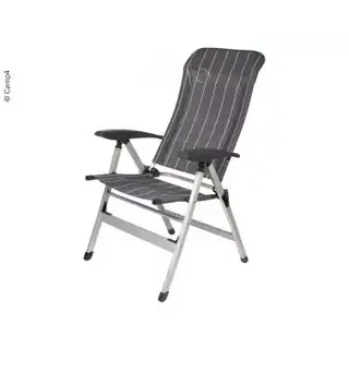 Camp4 campingstol Colima antrasitt/hvit Belastning opptil 150 kg