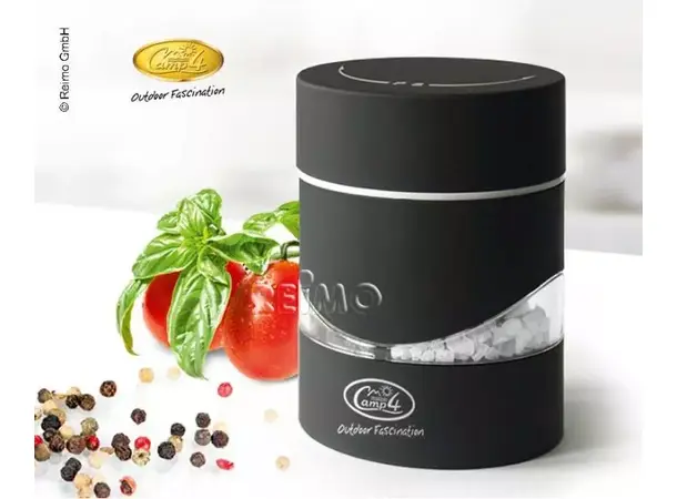 Camp4 salt- og pepperkvern svart | Caravan.no