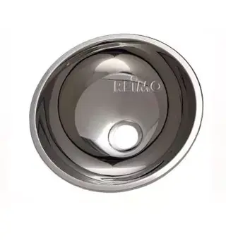 Can vask Ø30 i rustfritt stål Ø30 x H14 cm