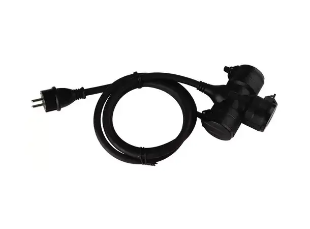 Carbest 3-veis forgreiner med Schuko | Caravan.no