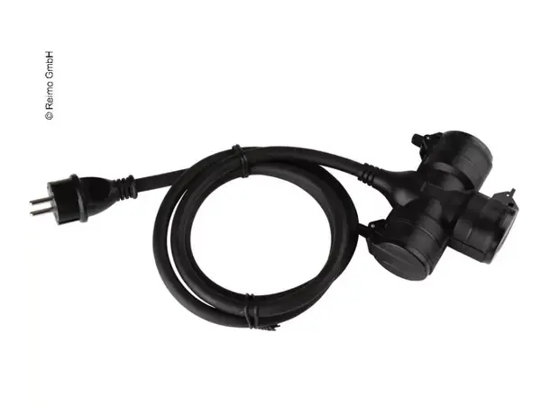 Carbest 3-veis forgreiner med Schuko | Caravan.no