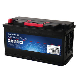 Carbest AGM 100Ah for T5 batteri 353x175x190 mm