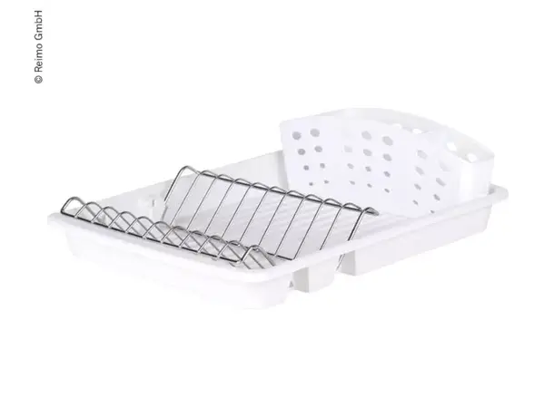 Camp4 oppvaskstativ hvit | Caravan.no