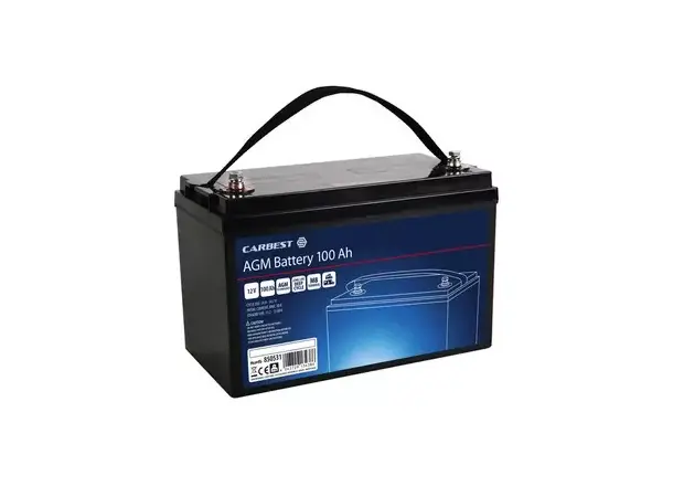 Carbest AGM batteri 100Ah – 330x171x220 mm | Caravan.no