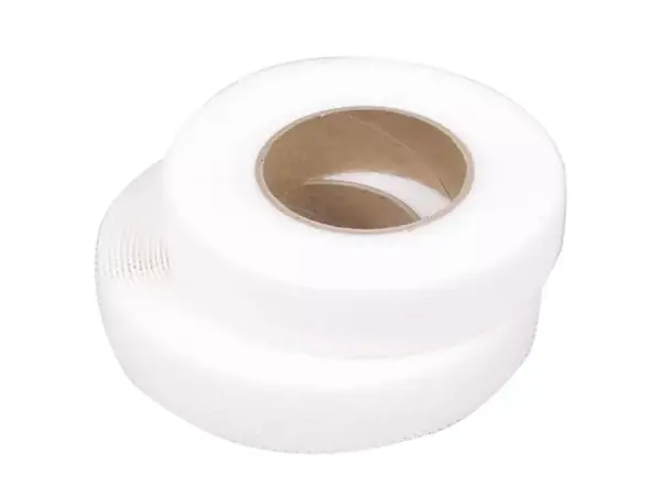 Borrelås 20 mm hvit 5 m lang | Caravan.no