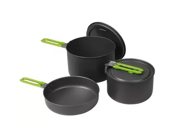 Camp4 kasserollesett aluminium Elite | Caravan.no