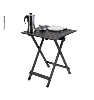 Camp4 klappbord Single Black 50x50x64 cm