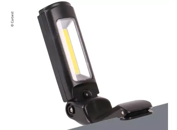 Carbest campinglykt med klemme 3W | Caravan.no