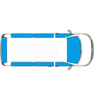 Carbest innvendig termomatte 8-delt Til VW Caddy Maxi fra 2004-2020