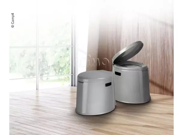 Camp4 campingtoalett grå – 49,5x41x38 cm | Caravan.no