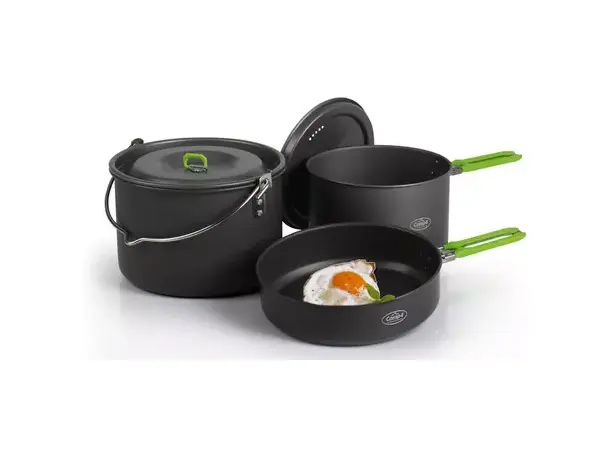 Camp4 kasserollesett aluminium Elite L | Caravan.no