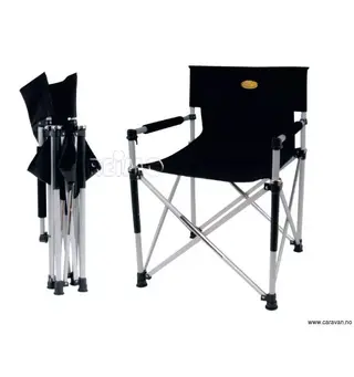 Camp4 regissørstol Toscana Luxus svart Belastning opptil 100 kg